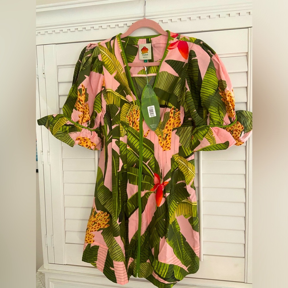 Beautiful Farm Rio mini dress NWT
